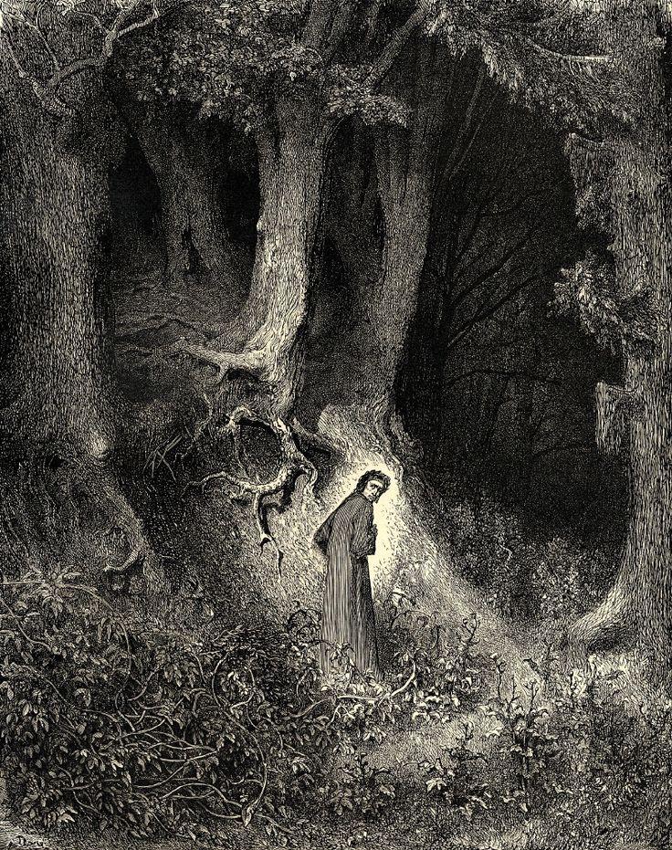 Homme errant enfer-Dante