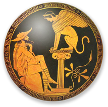 Oedipe face au Sphynx