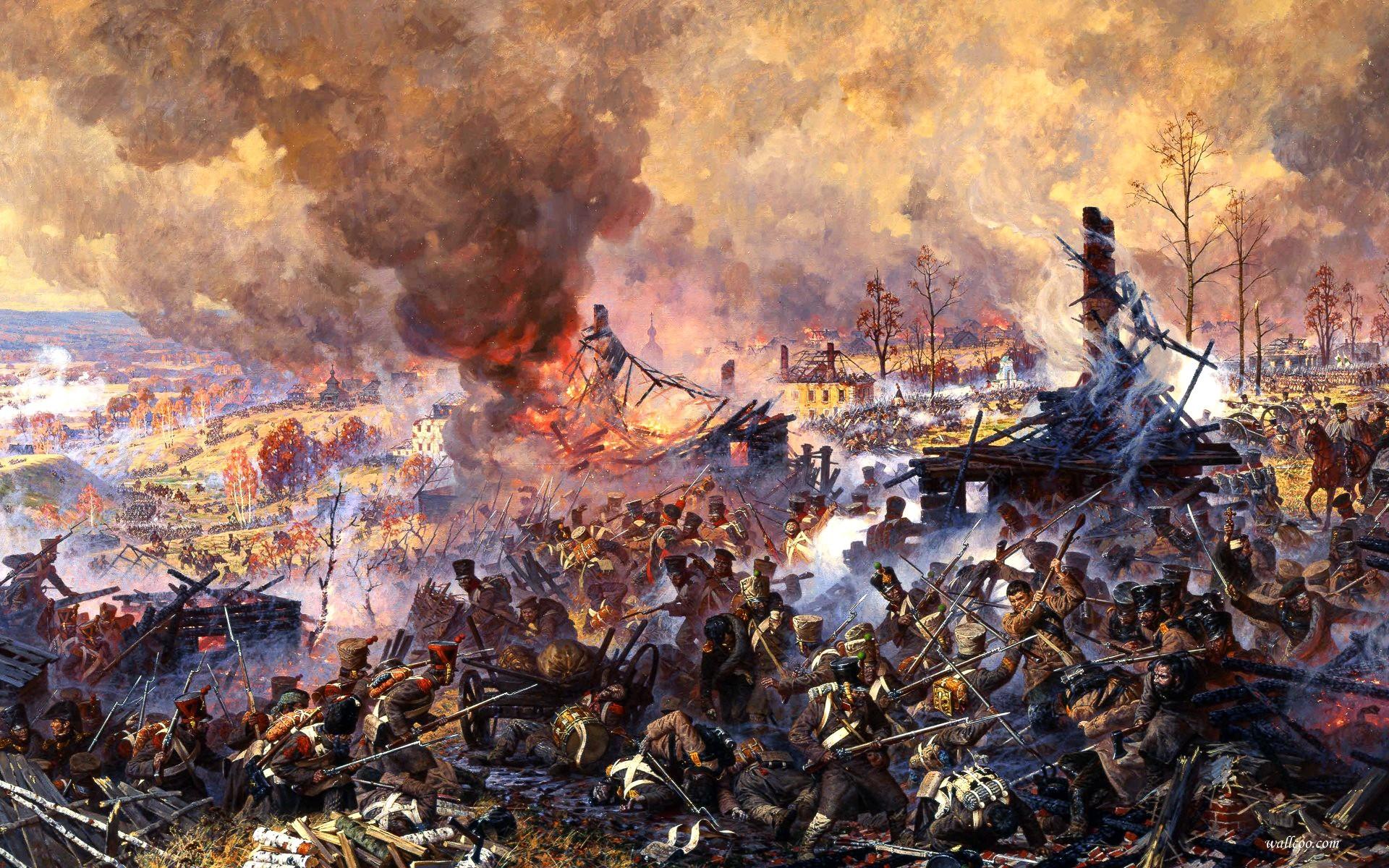Scène de guerre